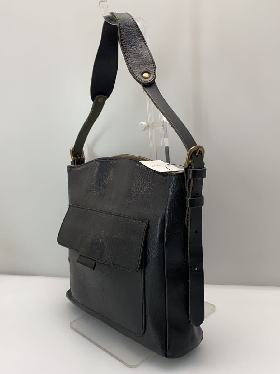 CLEDRAN Tote Bag Leather BLK 2