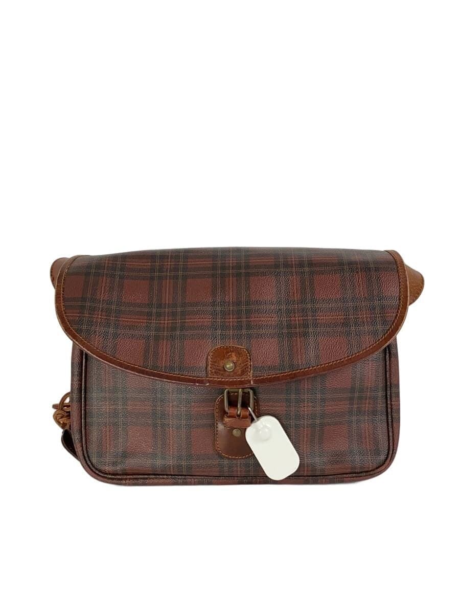 POLO RALPH LAUREN Shoulder Bag Brown Check