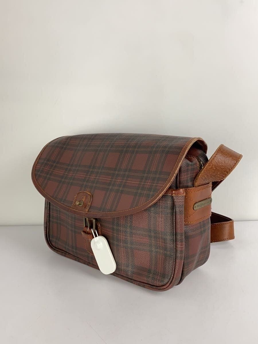 POLO RALPH LAUREN Shoulder Bag Brown Check 2