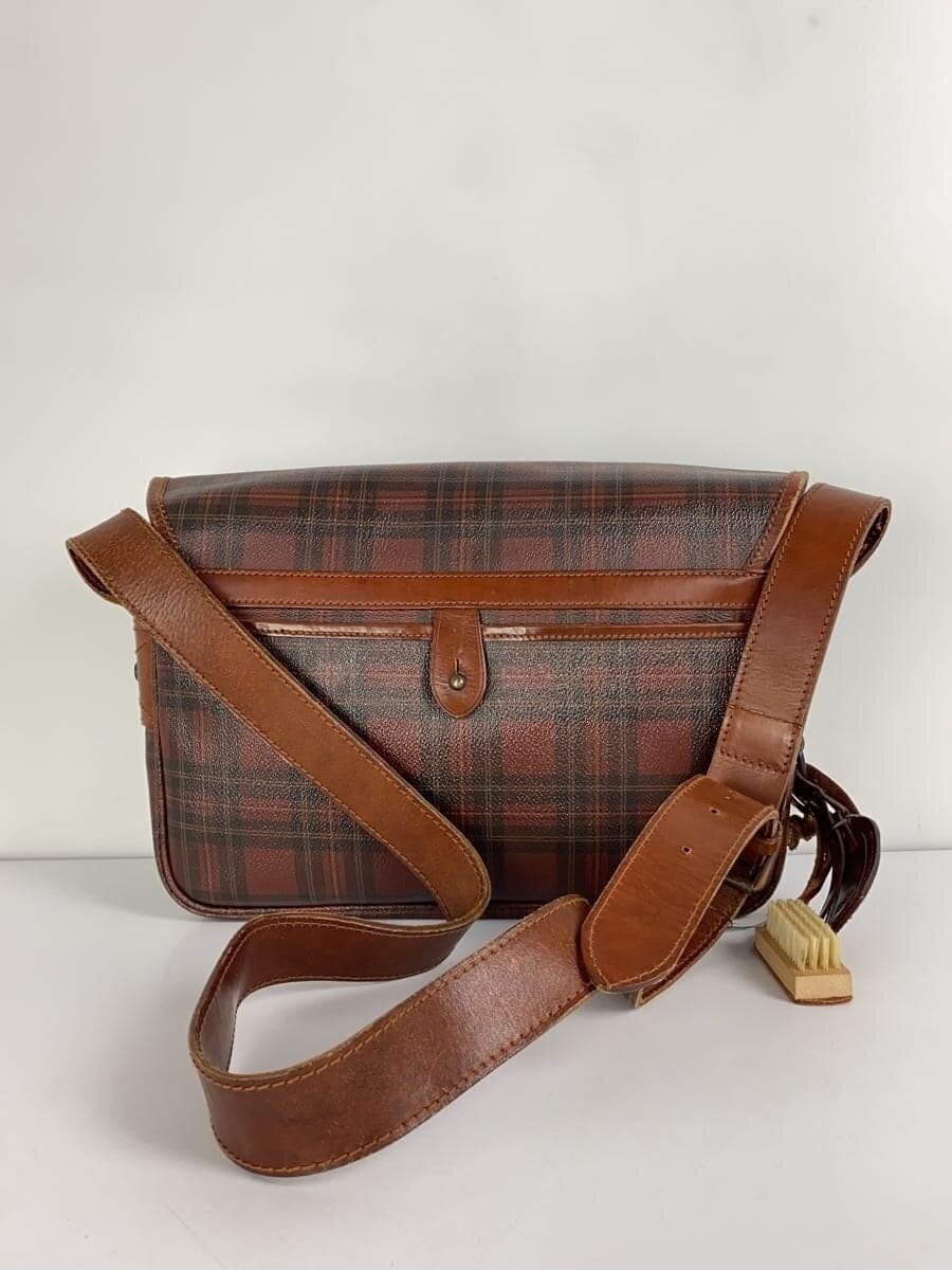 POLO RALPH LAUREN Shoulder Bag Brown Check 3
