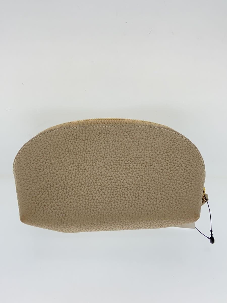 BONAVENTURA Cosmetic Pouch Leather Beige 3