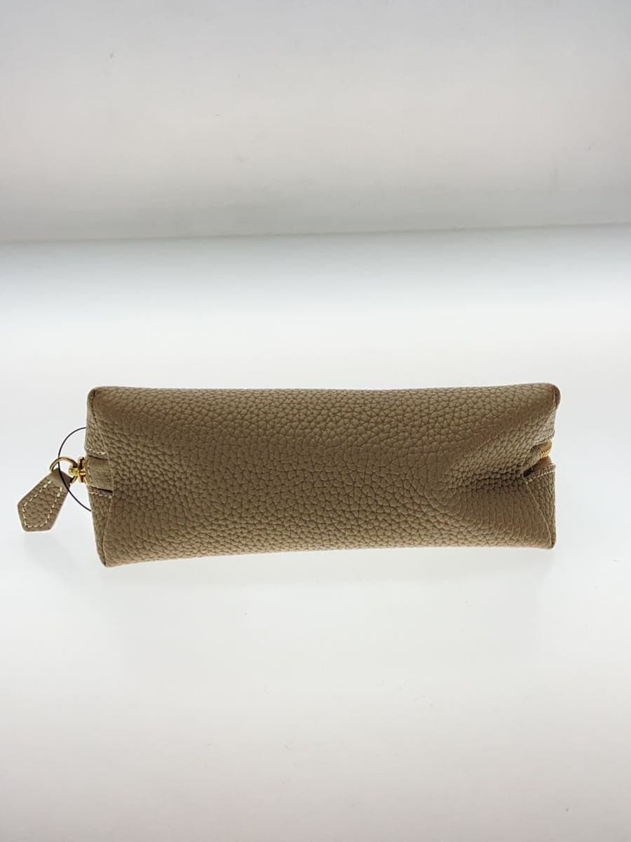 BONAVENTURA Cosmetic Pouch Leather Beige 4