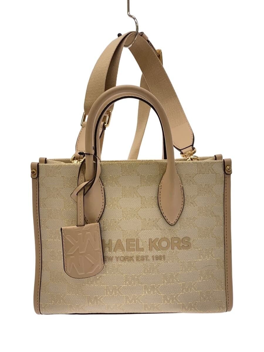 MICHAEL KORS Shoulder Bag BEG All Over Pattern CE-2206