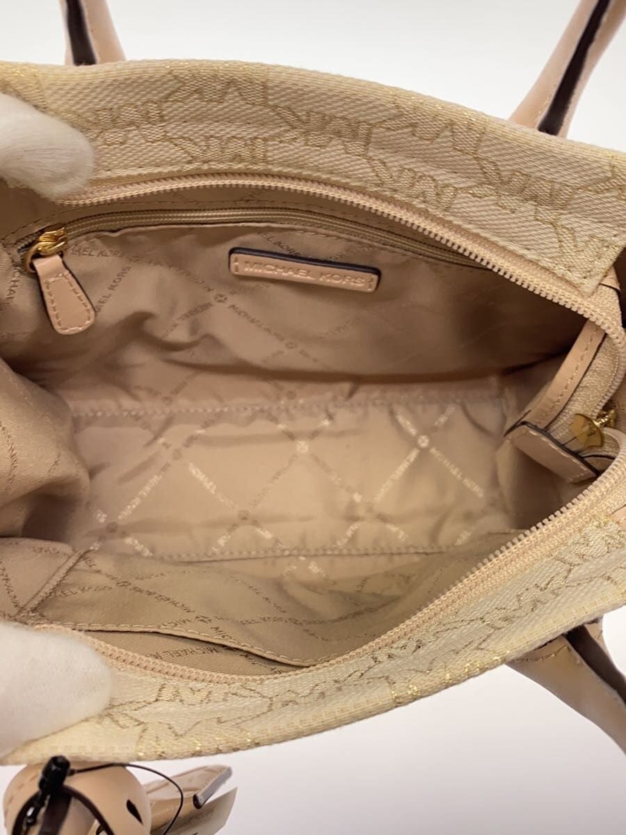 MICHAEL KORS Shoulder Bag BEG All Over Pattern CE-2206 6