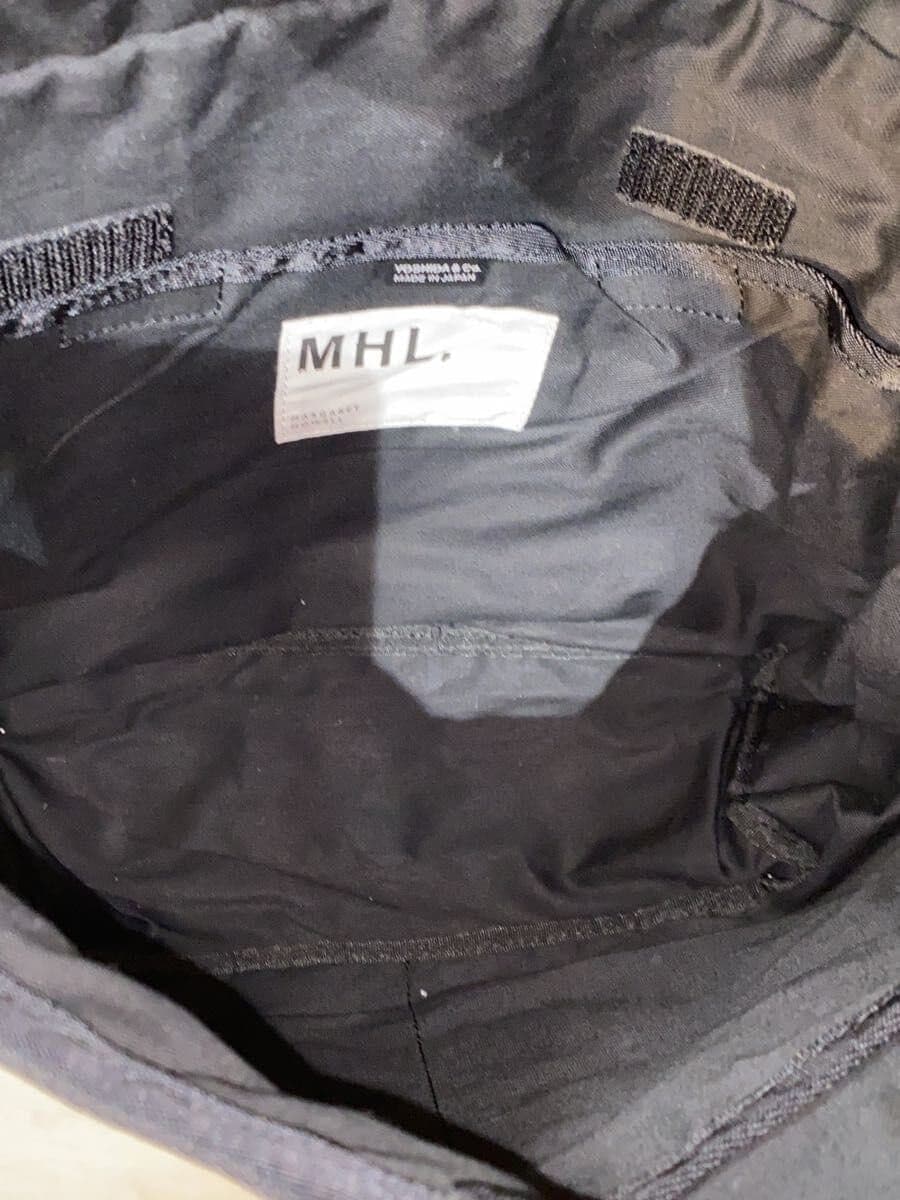 MHL. x POTR x POTR WORN NYLON OXFORD Shoulder Bag BLK 390-02056-10 6