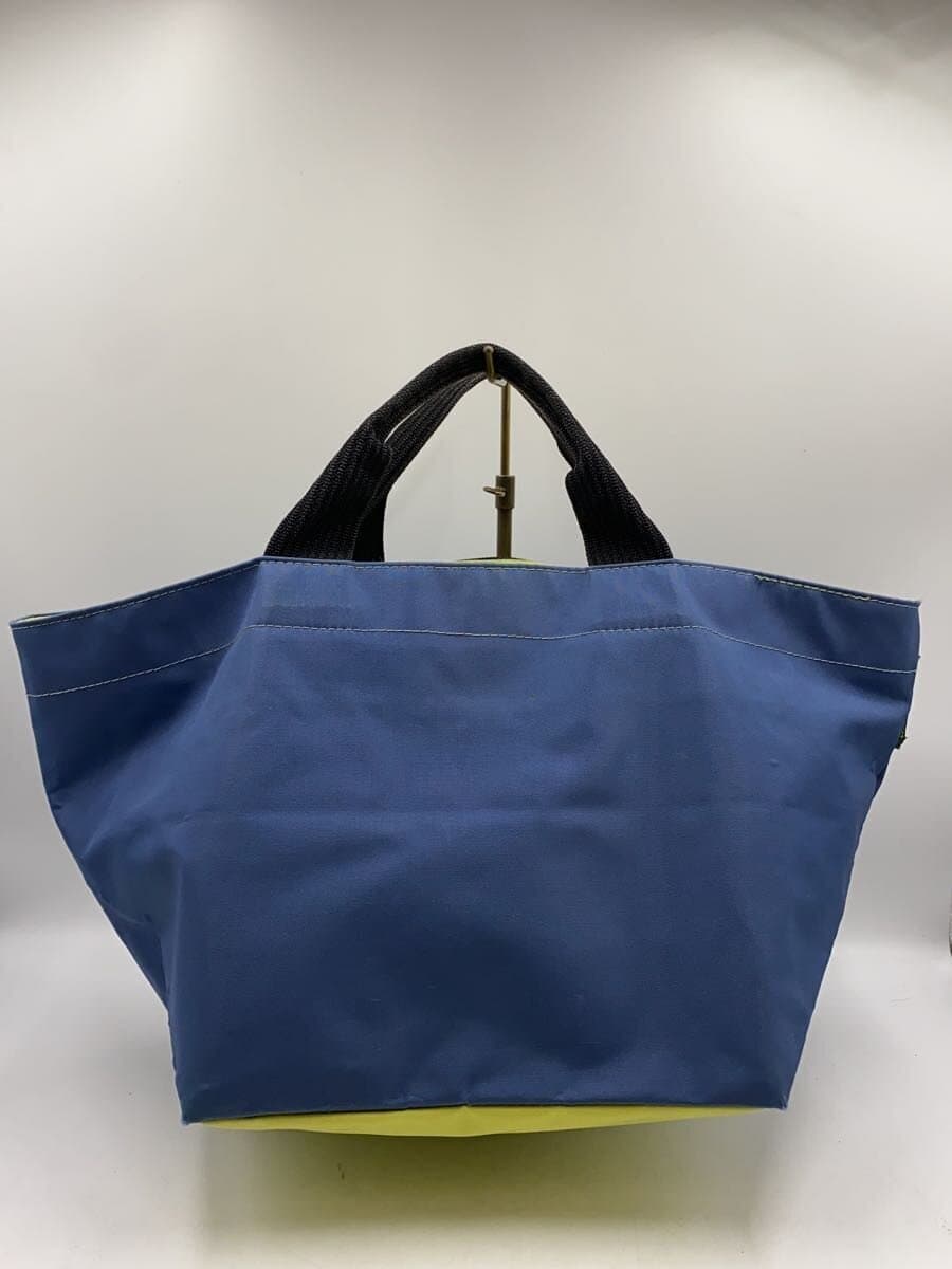 Herve Chapelier Boat Shape Tote S Handbag BLU Corner Wear 3