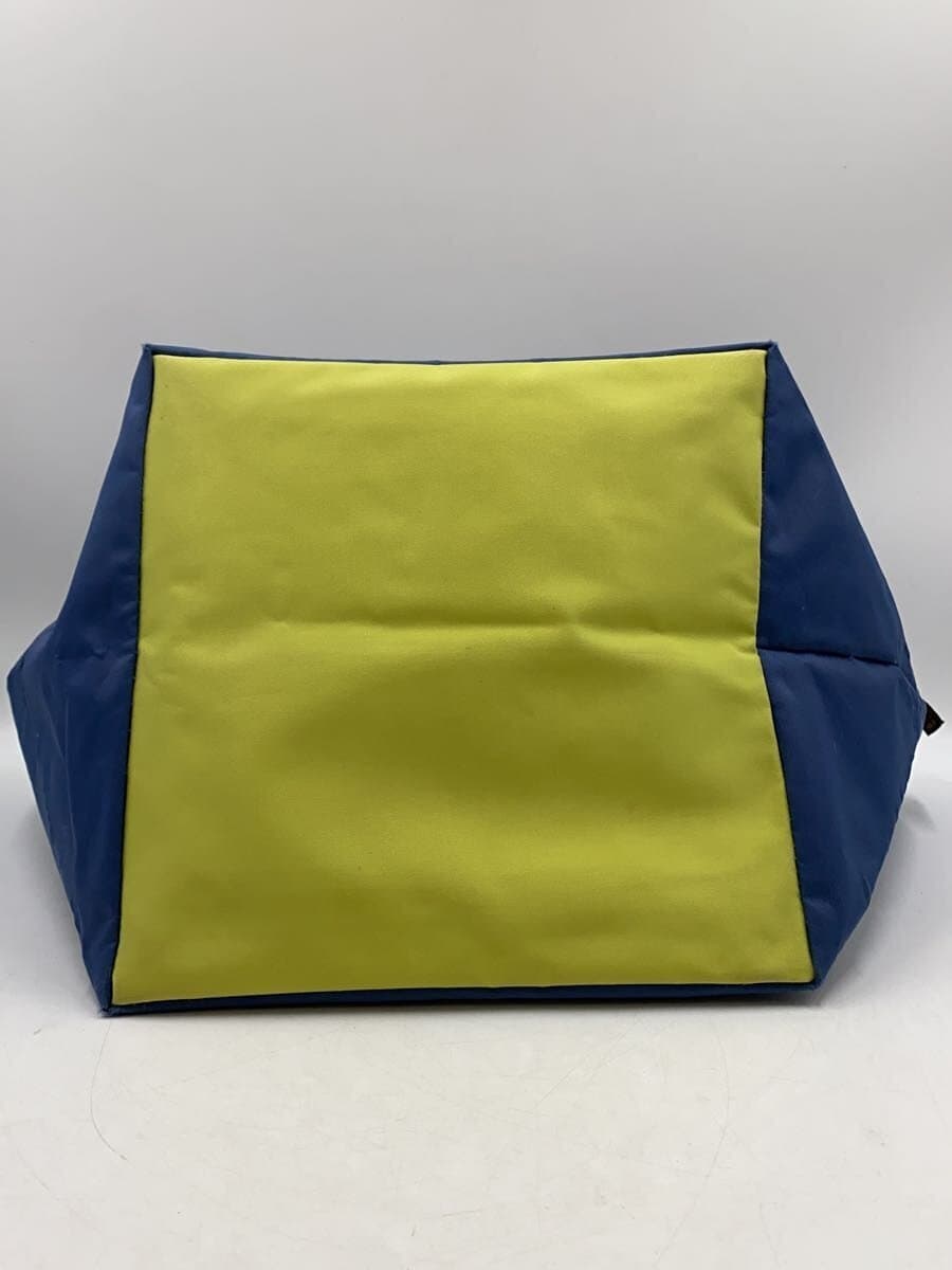 Herve Chapelier Boat Shape Tote S Handbag BLU Corner Wear 4