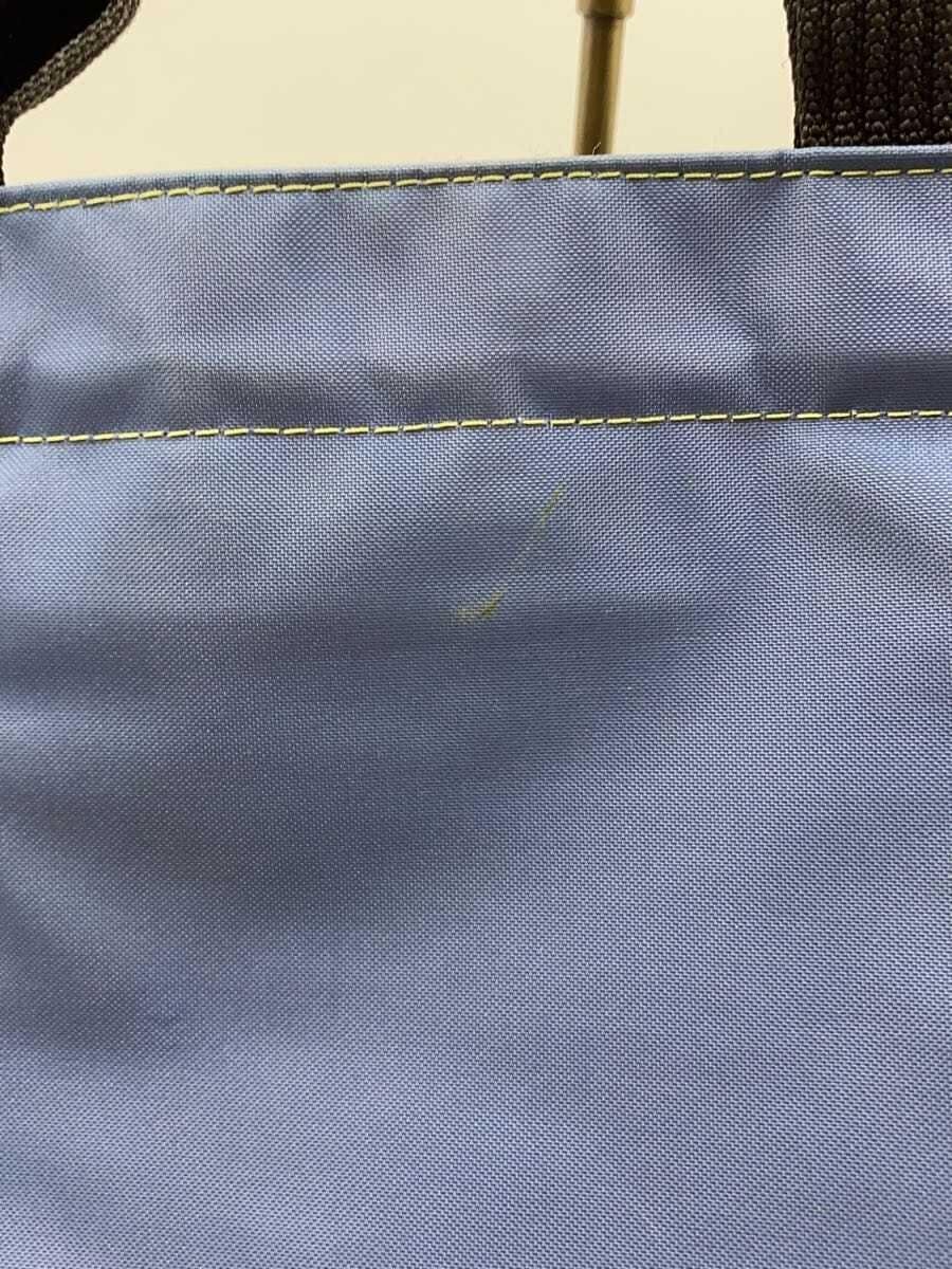 Herve Chapelier Boat Shape Tote S Handbag BLU Corner Wear 7