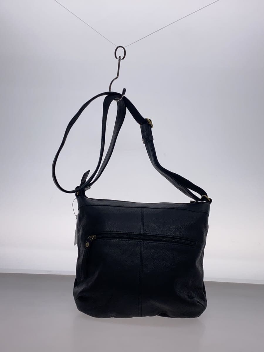 DAKOTA shoulder bag leather BLK gently used 3
