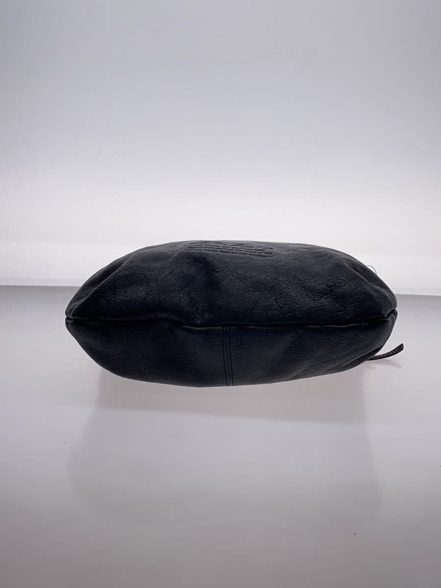 DAKOTA shoulder bag leather BLK gently used 4