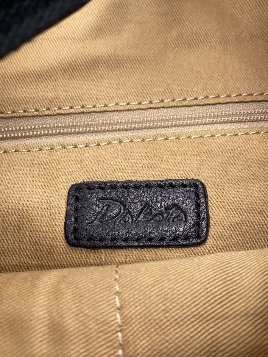 DAKOTA shoulder bag leather BLK gently used 5