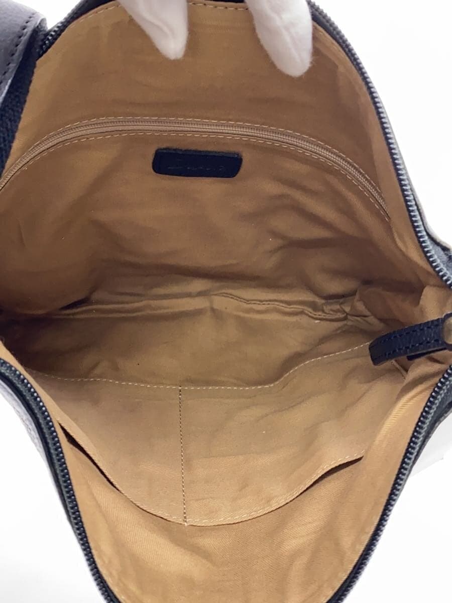 DAKOTA shoulder bag leather BLK gently used 6