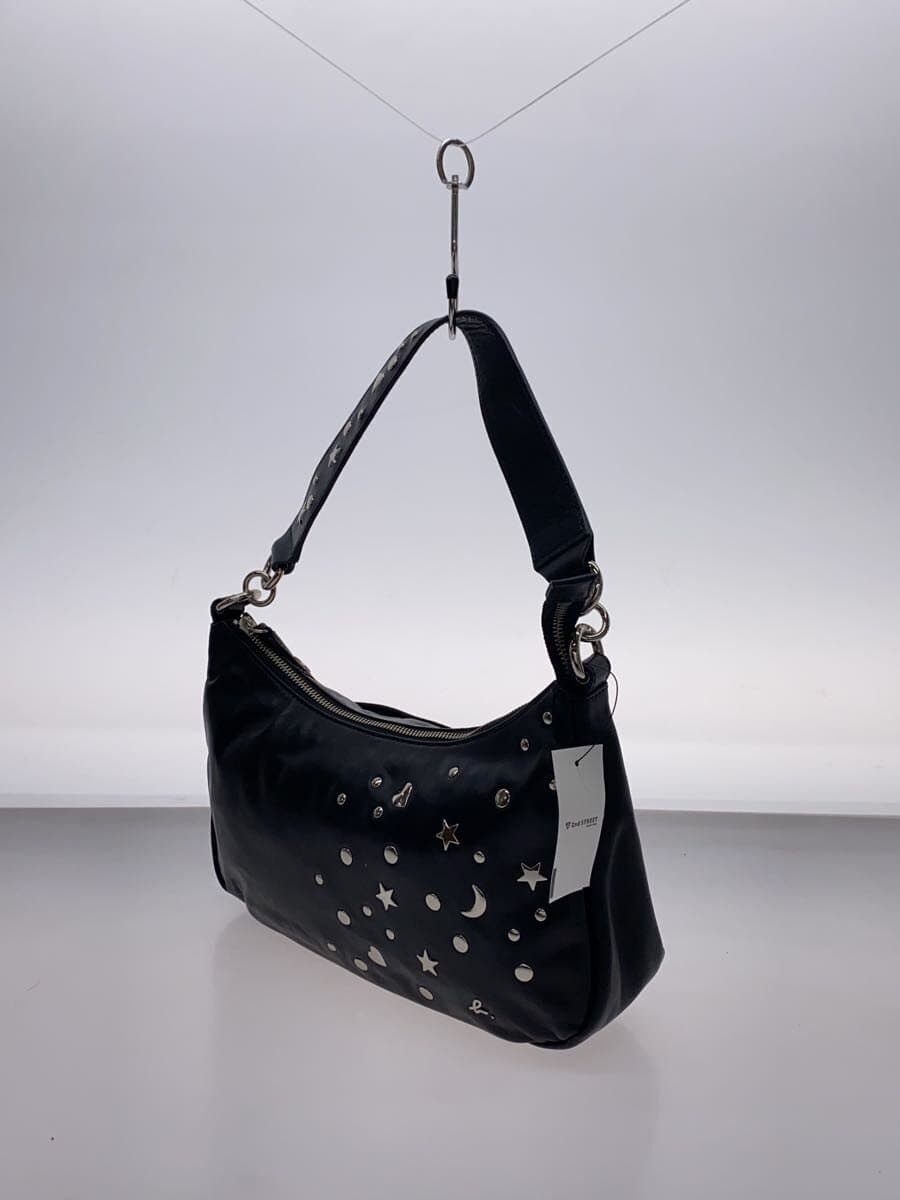 agnes b VOYAGE bag cowhide BLK TAI-10 2