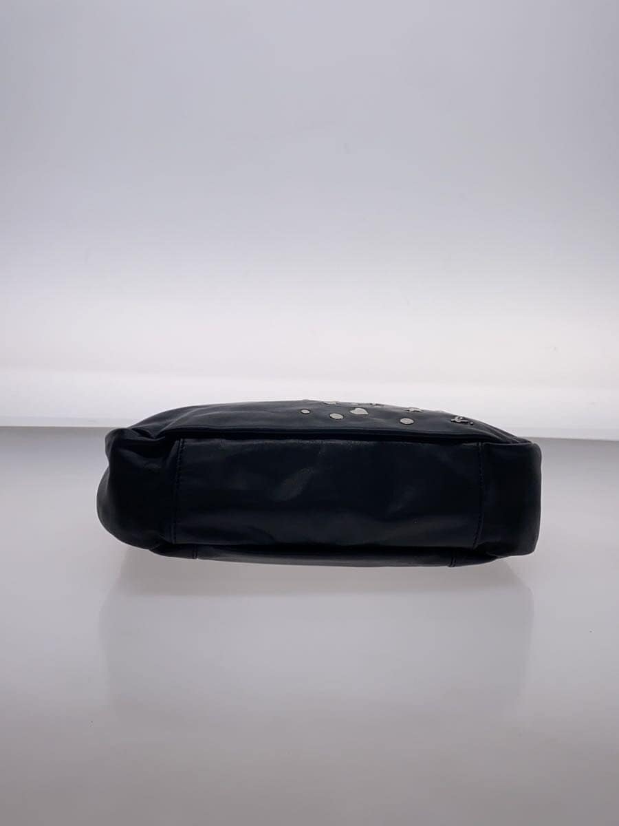 agnes b VOYAGE bag cowhide BLK TAI-10 4