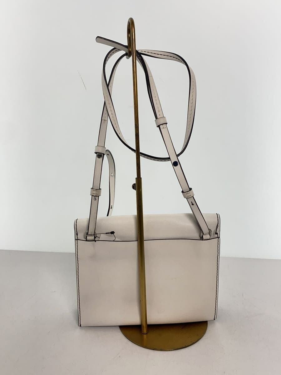 PROENZA SCHOULER White Label Accordion Flap Shoulder Bag Leather WHT 3