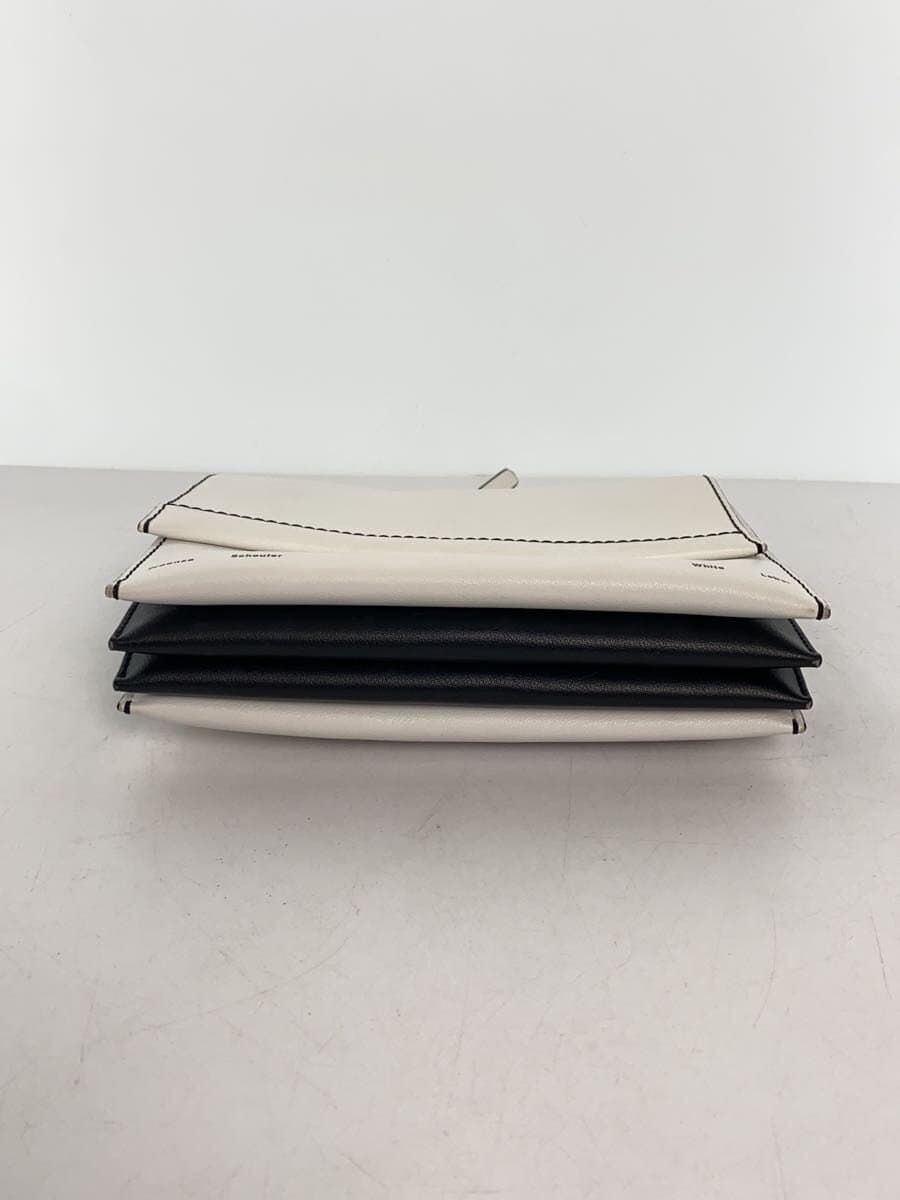 PROENZA SCHOULER White Label Accordion Flap Shoulder Bag Leather WHT 4