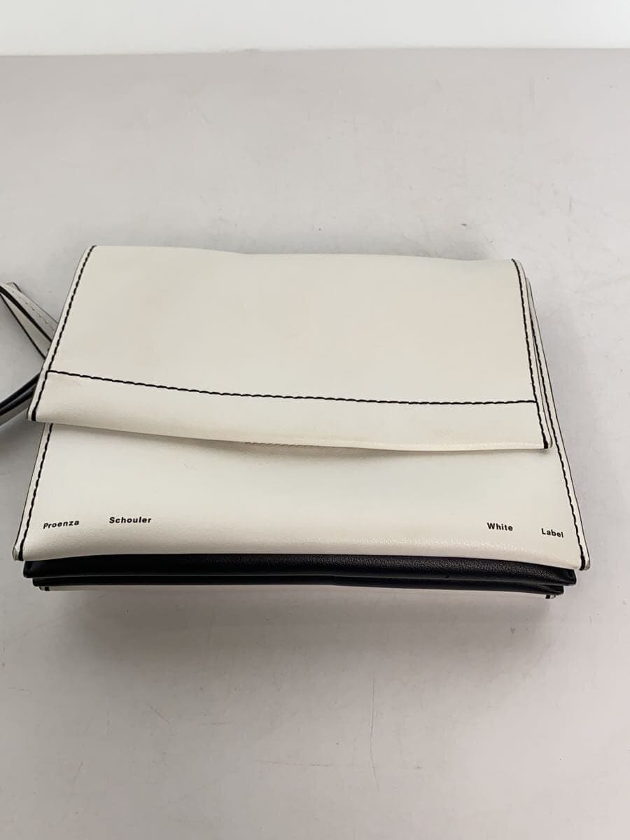 PROENZA SCHOULER White Label Accordion Flap Shoulder Bag Leather WHT 5