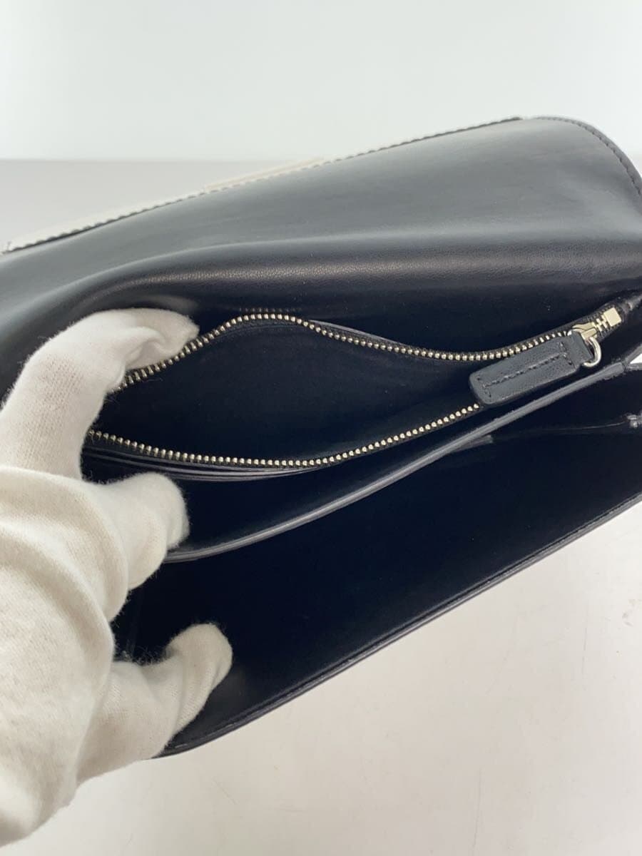 PROENZA SCHOULER White Label Accordion Flap Shoulder Bag Leather WHT 6