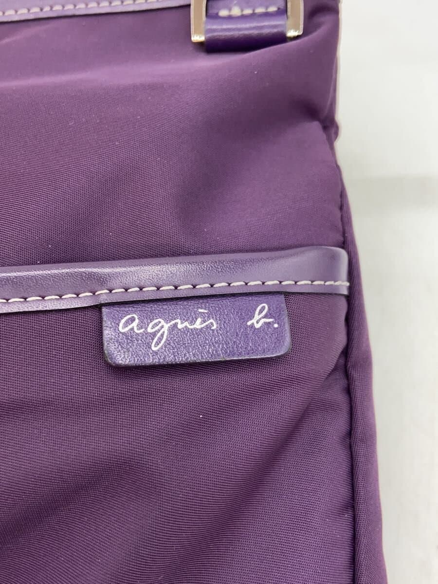 agnes b VOYAGE Shoulder Bag Nylon PUP SNR-13 5