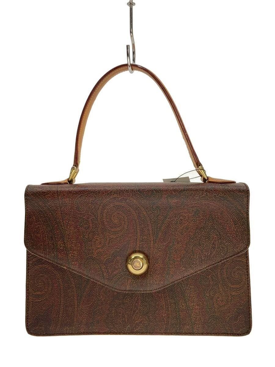 ETRO handbag -- multicolor paisley has cracks on the inside