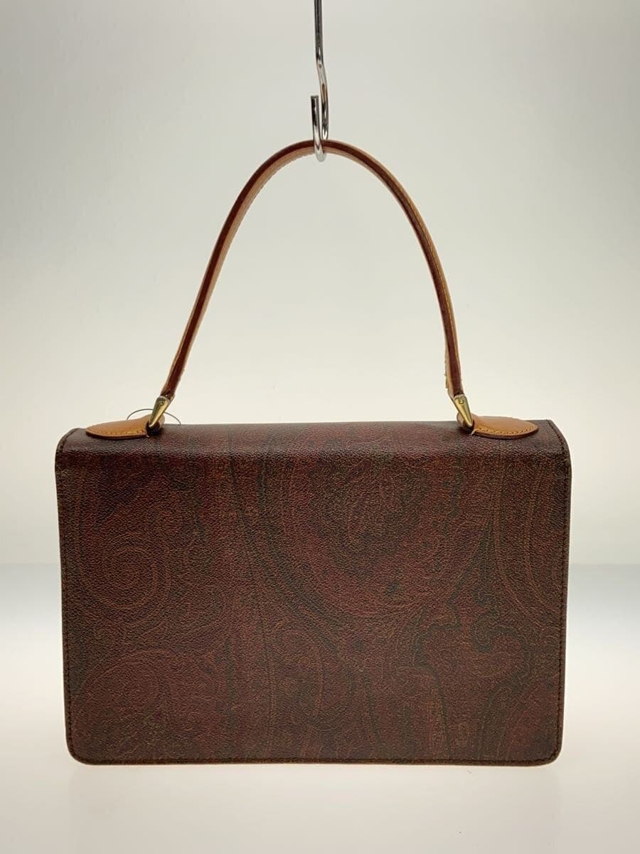ETRO handbag -- multicolor paisley has cracks on the inside 3