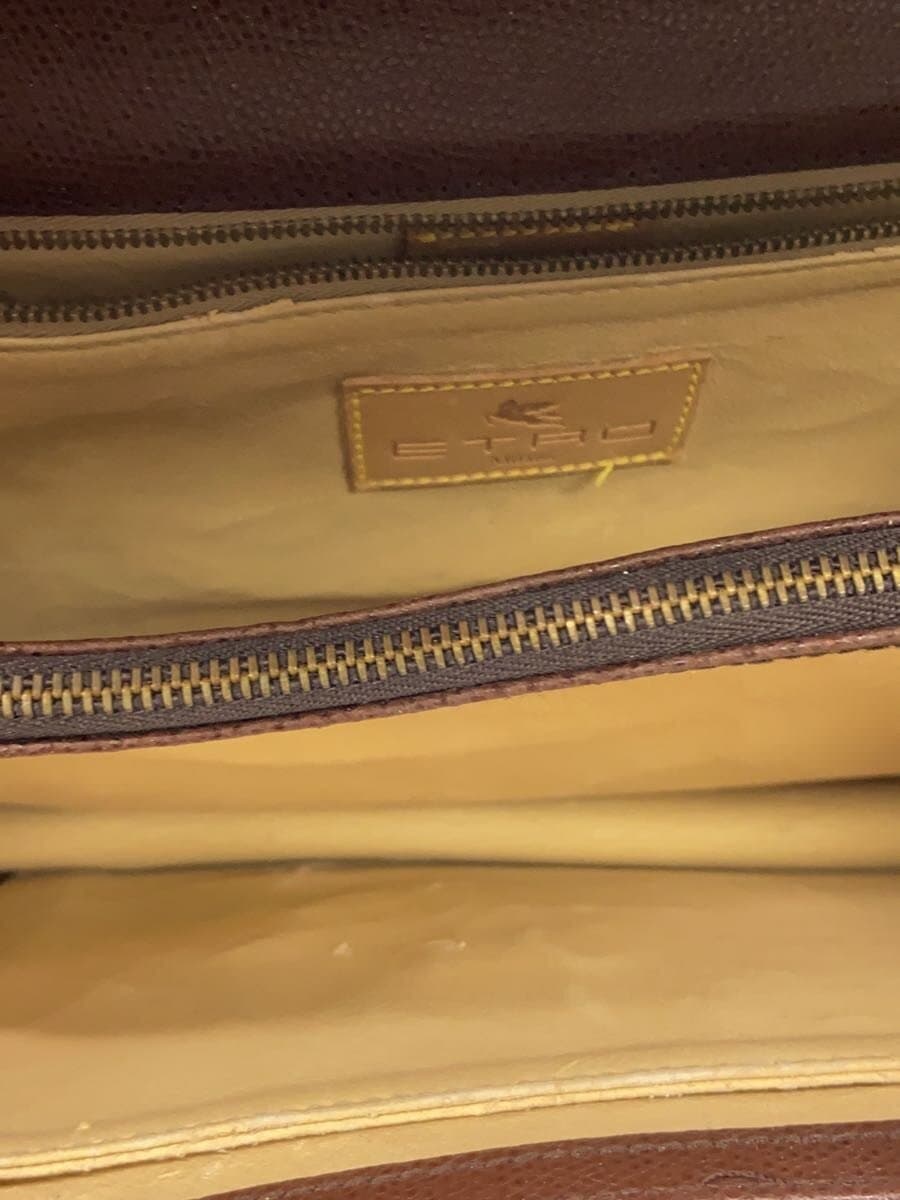 ETRO handbag -- multicolor paisley has cracks on the inside 6
