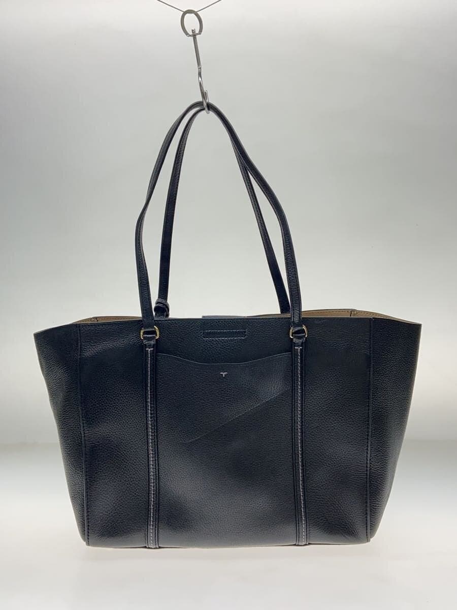 TORY BURCH Tote Bag THEA TOTE BLK Solid Color 3