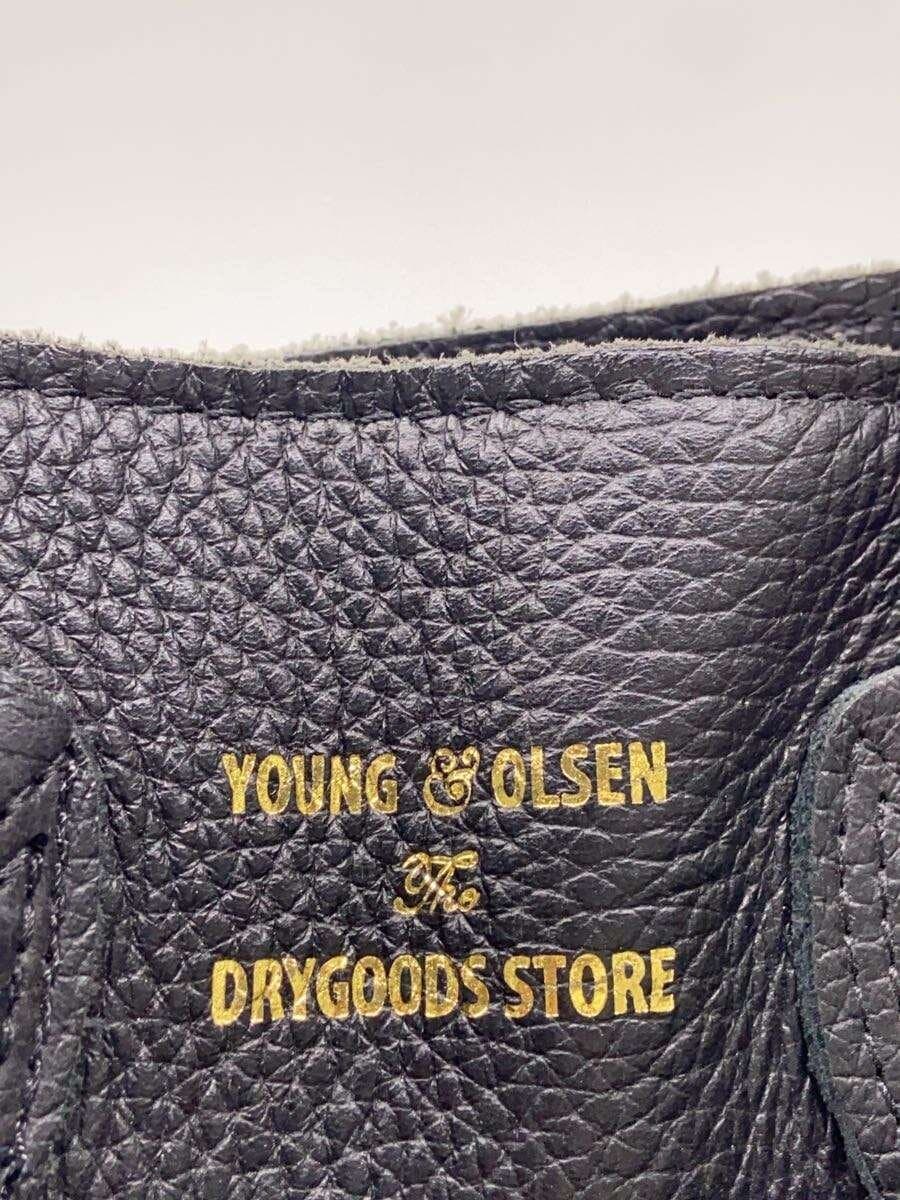 YOUNG & OLSEN tote bag leather BLK solid color 5