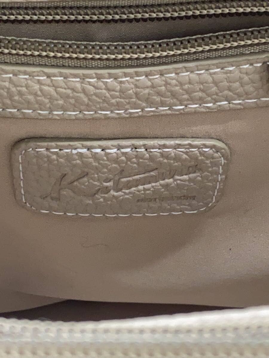 Kitamura Shoulder Bag 2-Way Leather BEG 5