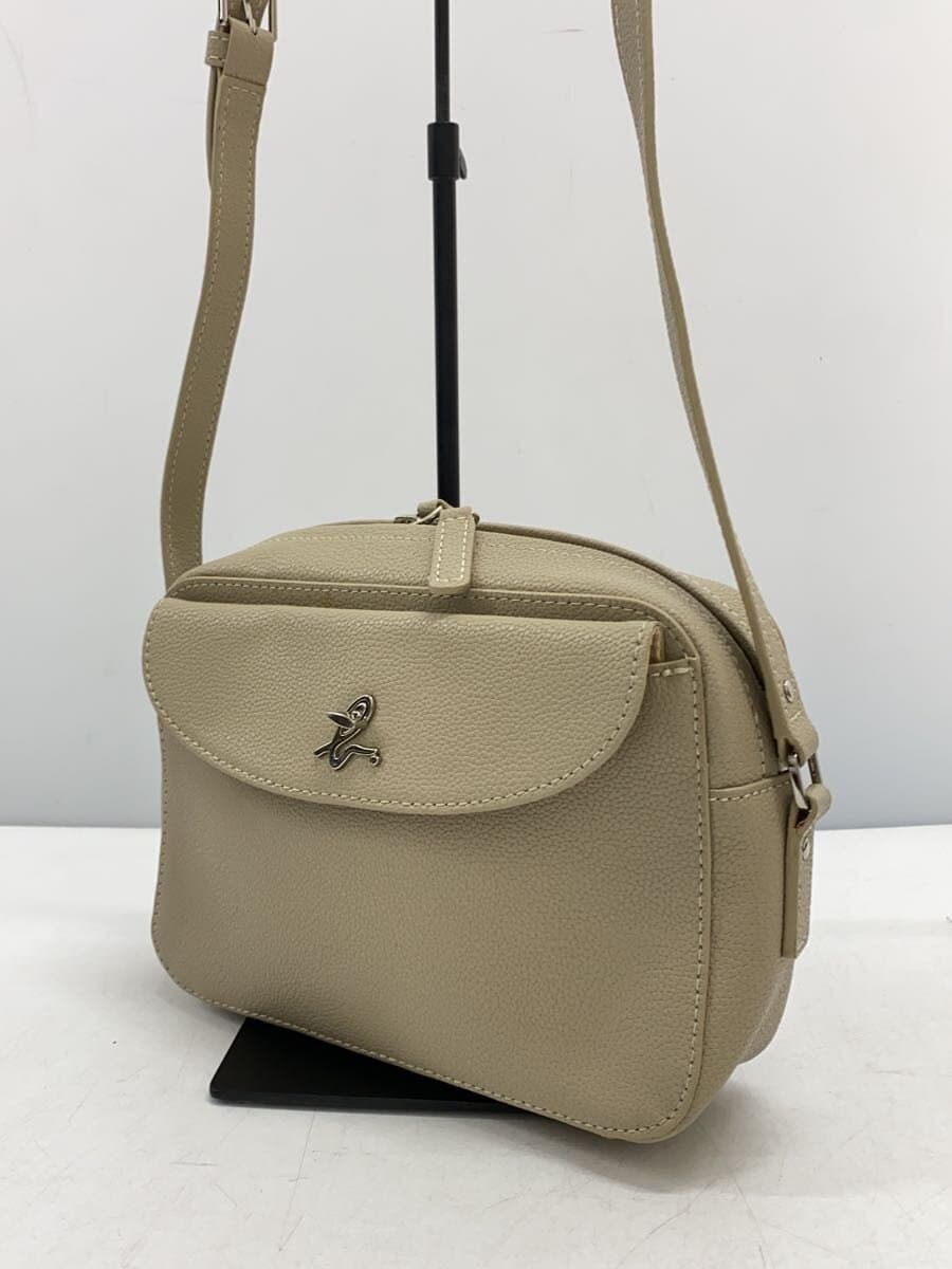 agnes b. Shoulder Bag Cowhide BEG OAS04M-03 2