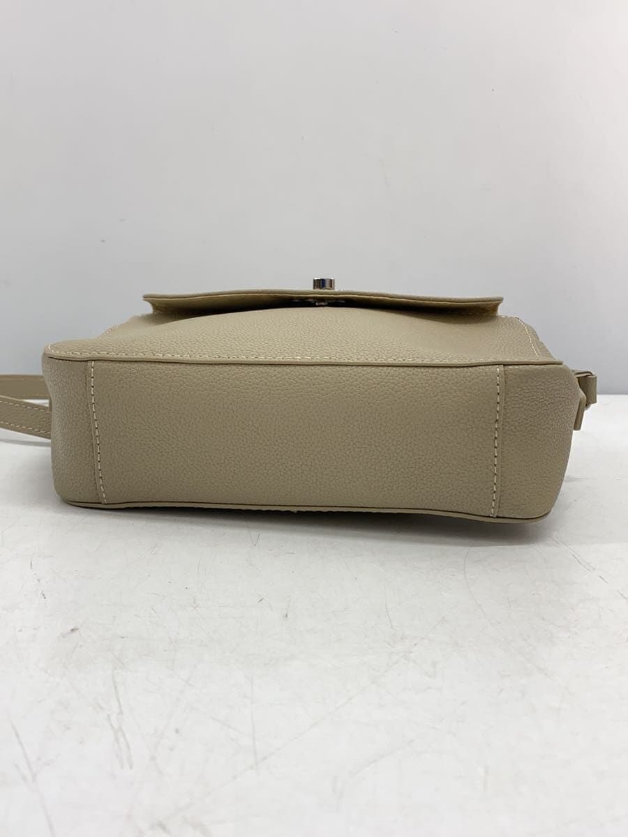 agnes b. Shoulder Bag Cowhide BEG OAS04M-03 4