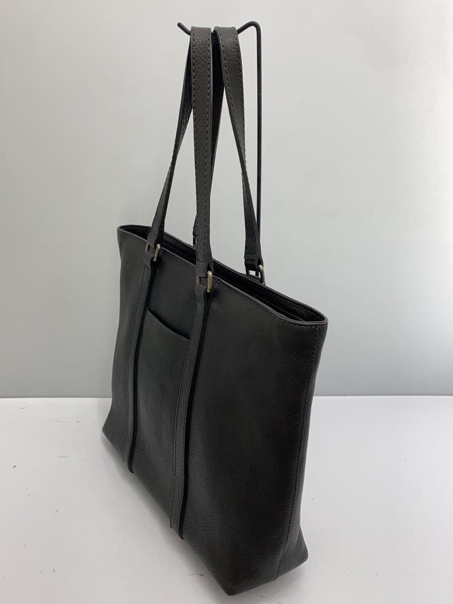 Tsuchiya Kaban Tone Oil Nume Daily Tote Tote Bag BLK 2