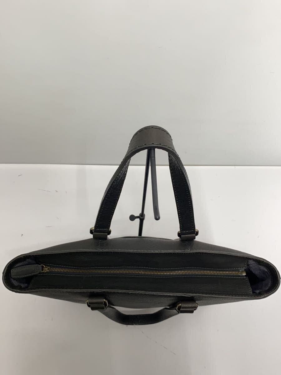 Tsuchiya Kaban Tone Oil Nume Daily Tote Tote Bag BLK 4