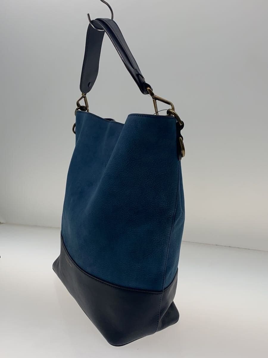 POLO RALPH LAUREN Hobo Tote Bag 2WAY Suede Leather NVY 2