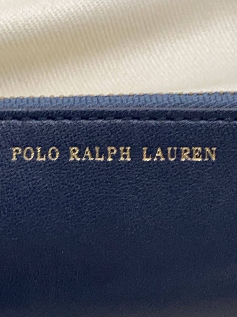 POLO RALPH LAUREN Hobo Tote Bag 2WAY Suede Leather NVY 5