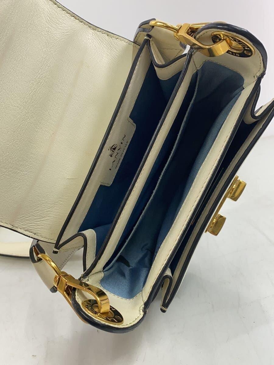 LANVIN Hardware Scratch Shoulder With Stain Gigi Mini Shoulder Bag Mono Black Leather 6