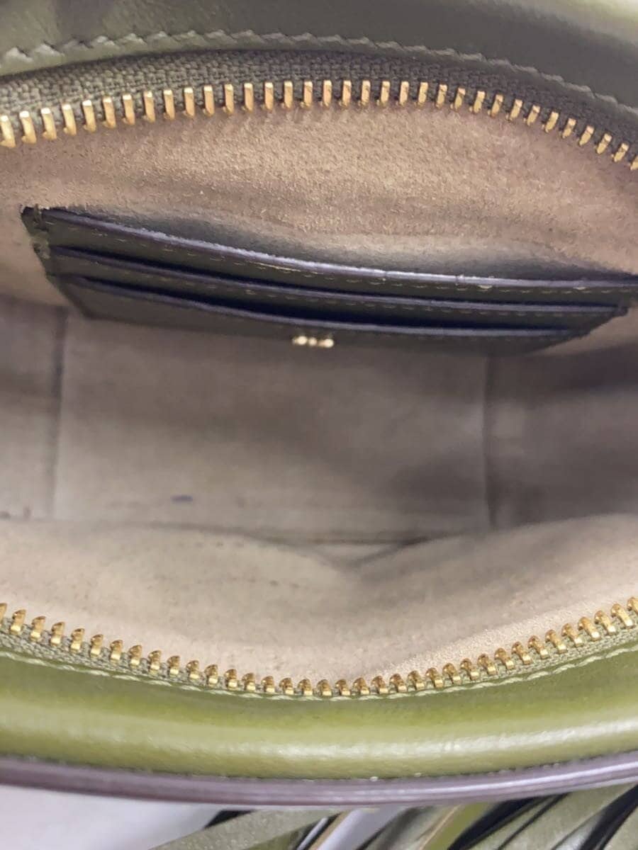 ANYA HINDMARCH Smiley Shoulder Bag Leather KHK 5