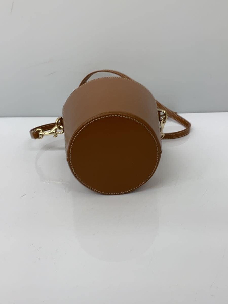 CAFUNE Shoulder Bag (Basket Style) Leather CML Solid Color 4