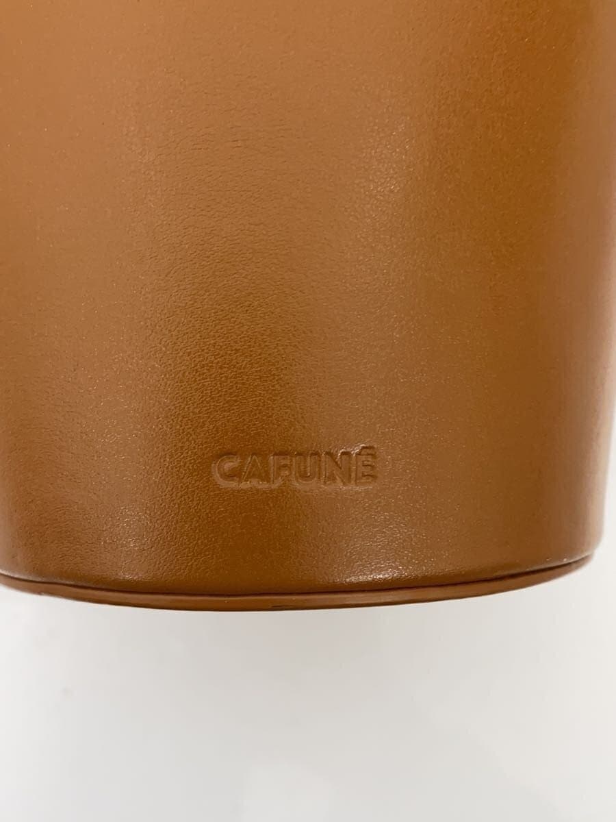 CAFUNE Shoulder Bag (Basket Style) Leather CML Solid Color 5