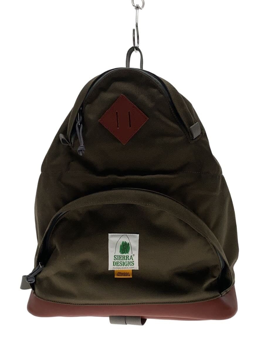 SIERRA DESIGNS Backpack -- KHK Leather bottom