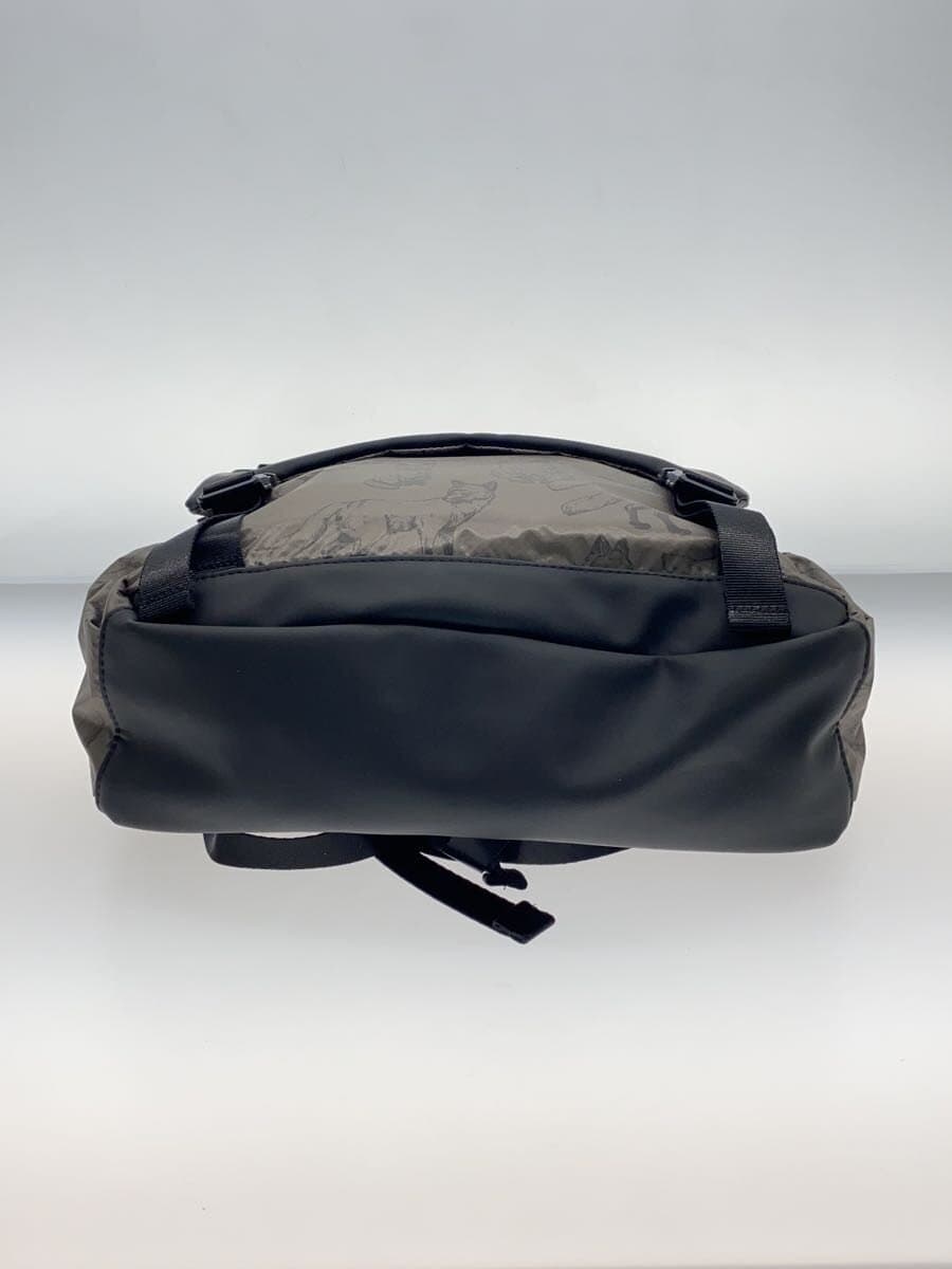 ear PAPILLONNER backpack -- GRY all-over pattern fox pattern 4