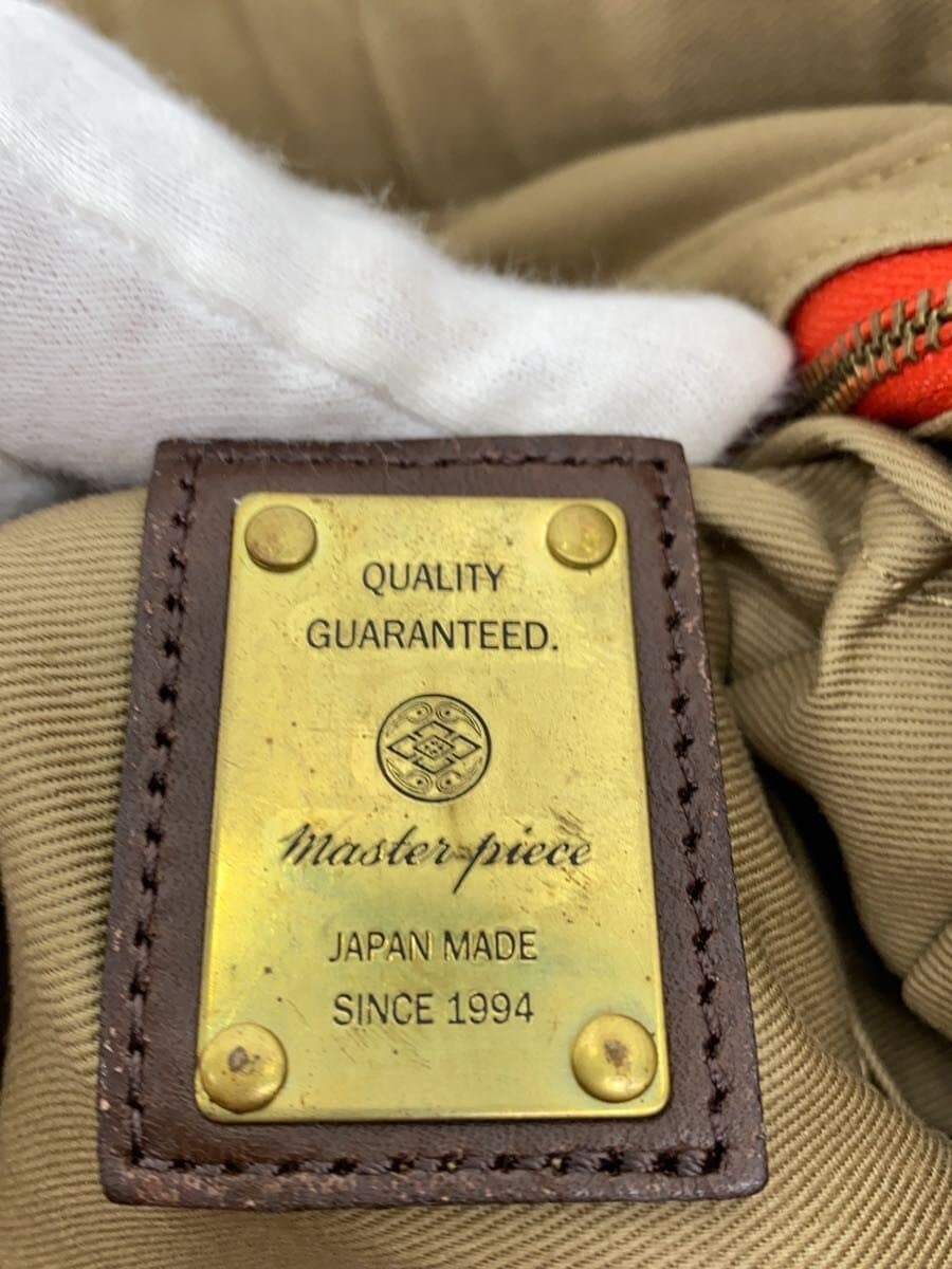 MASTERPIECE Shoulder Bag Leather BRW With Wear 5