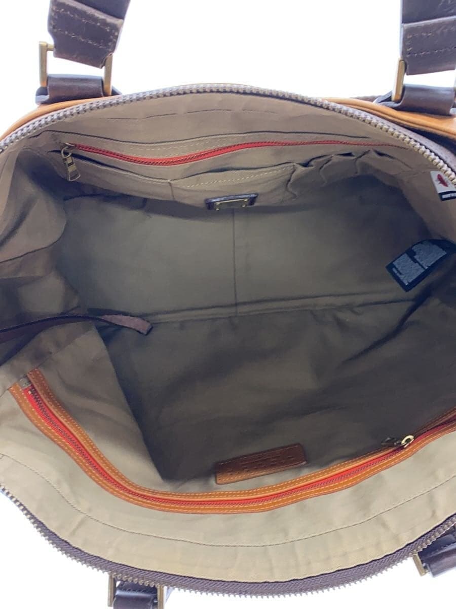 MASTERPIECE Shoulder Bag Leather BRW With Wear 6