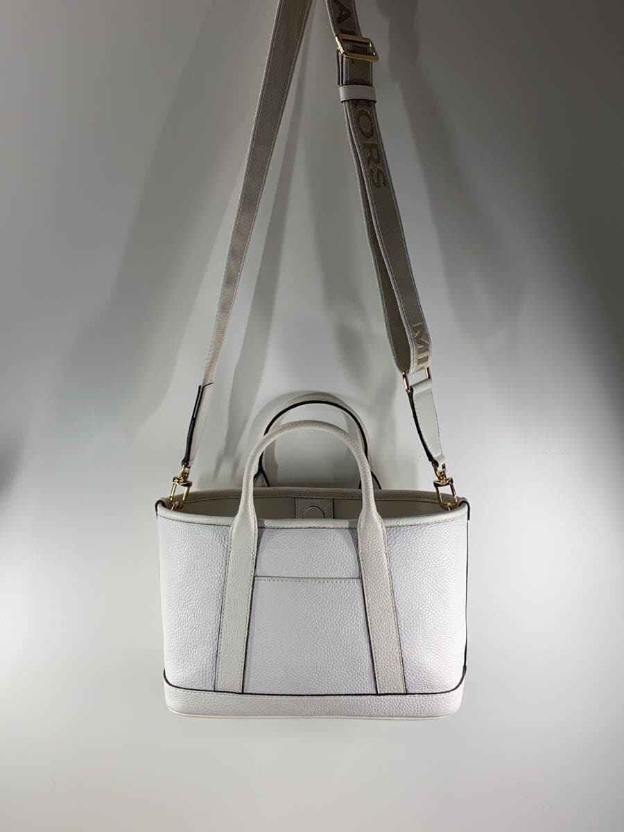 MICHAEL KORS Shoulder Bag Leather WHT 30R4G99T1L 3