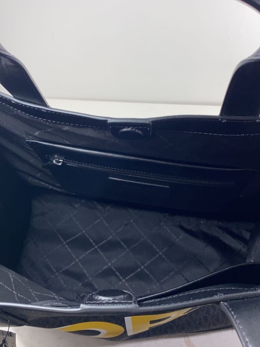 MICHAEL KORS Tote Bag PVC BLK All Over Pattern 37S4LPCT4B Structure 2-Way 6