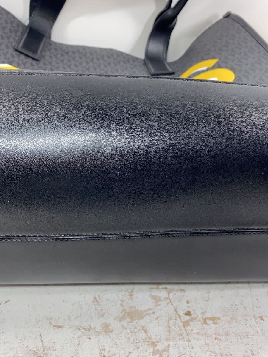 MICHAEL KORS Tote Bag PVC BLK All Over Pattern 37S4LPCT4B Structure 2-Way 8