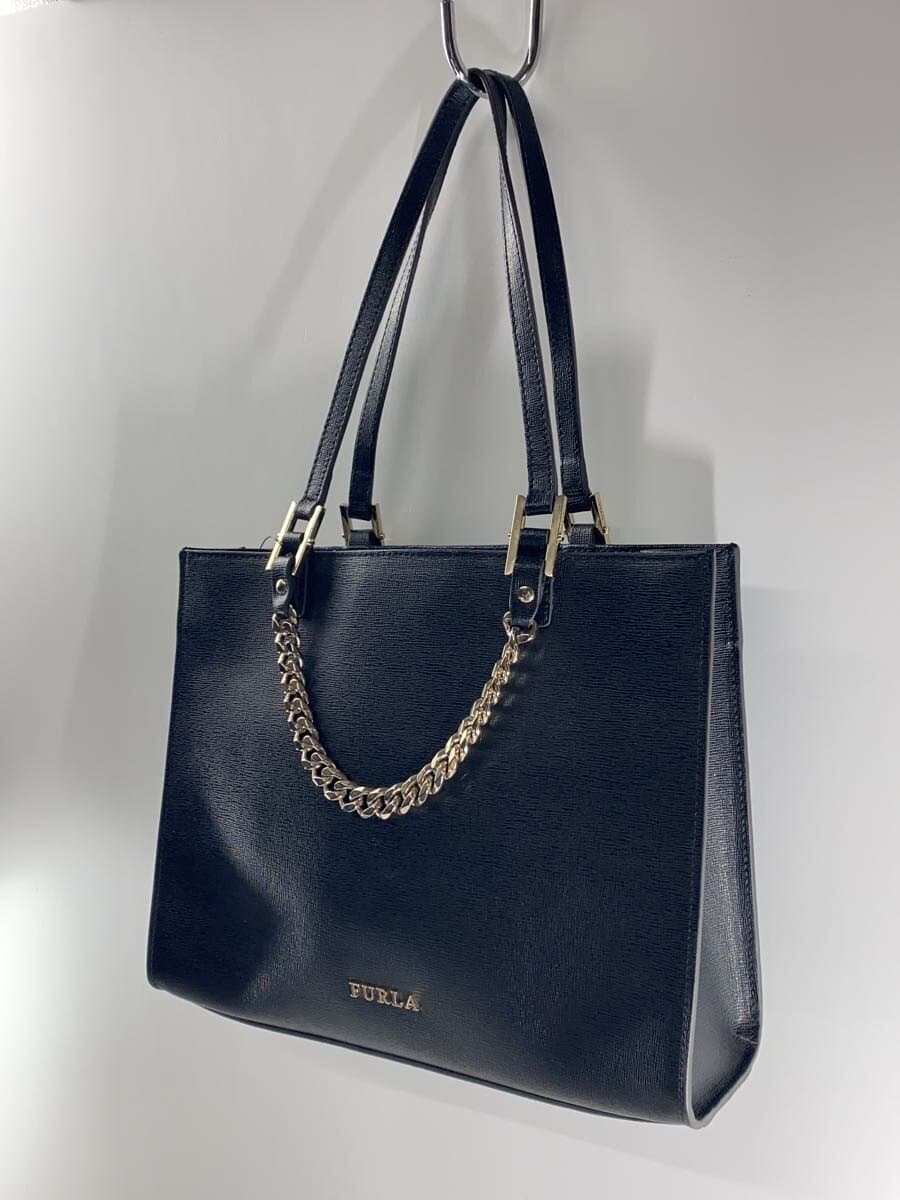 FURLA Maggie 2-Way Tote Bag BLK 2