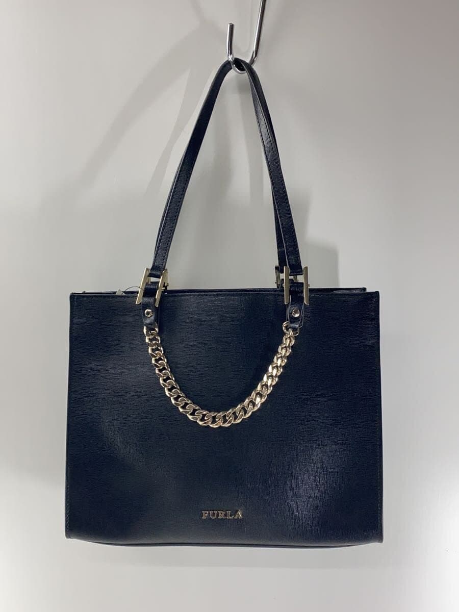 FURLA Maggie 2-Way Tote Bag BLK 3