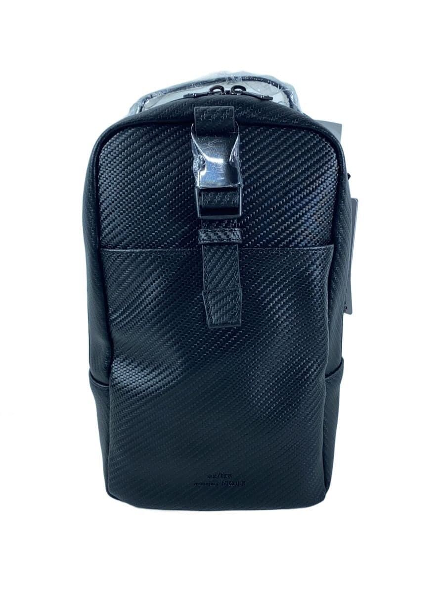 monsieur NICOLE Shoulder Bag Cowhide BLK Body Bag