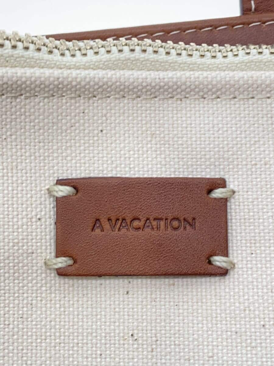 Other Brands A VACATION Tote Bag -- BEG All-over Print 24aw-a64-01-08 5